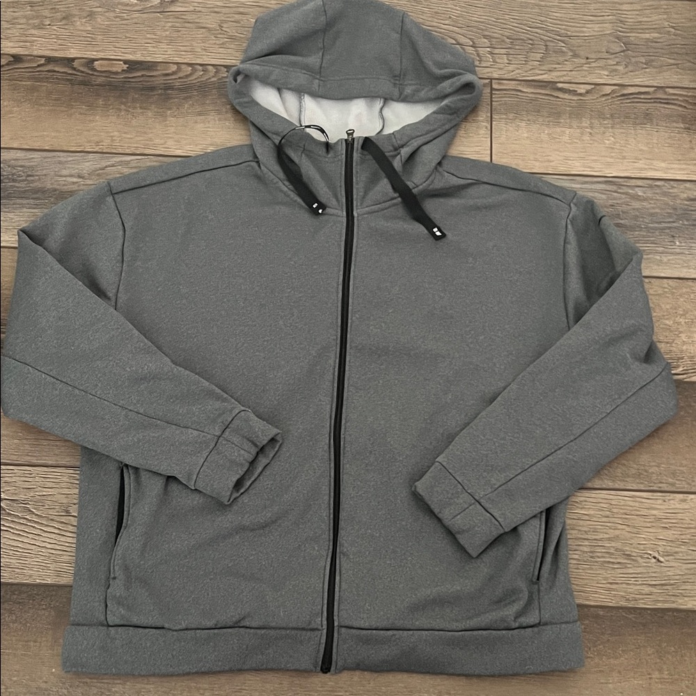 Nike Men's Charcoal Gray Hooded Jacket